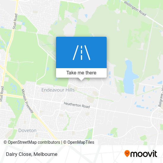 Dalry Close map