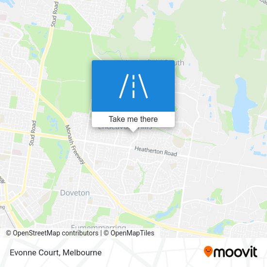 Evonne Court map
