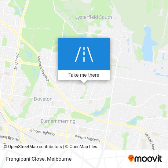 Frangipani Close map