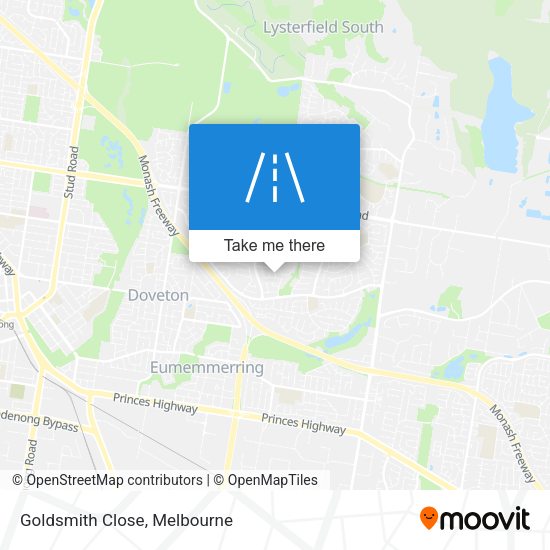 Goldsmith Close map