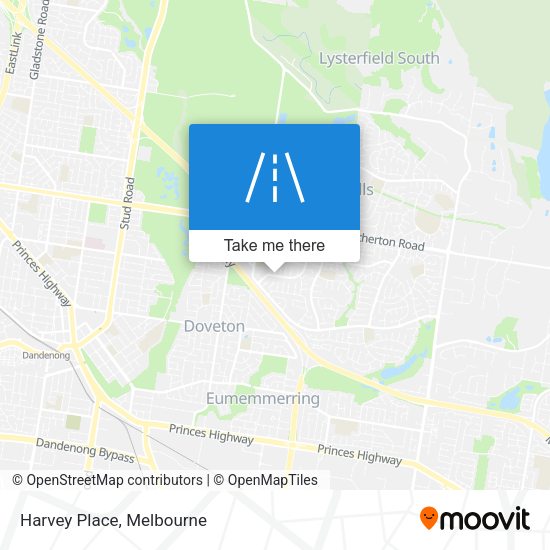 Harvey Place map