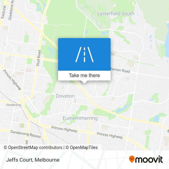Jeffs Court map