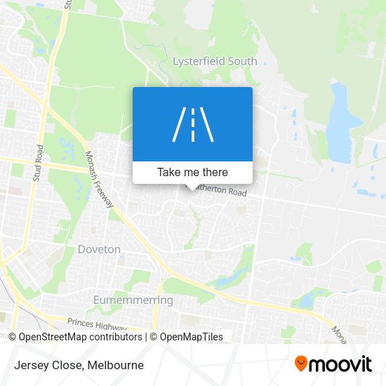 Jersey Close map