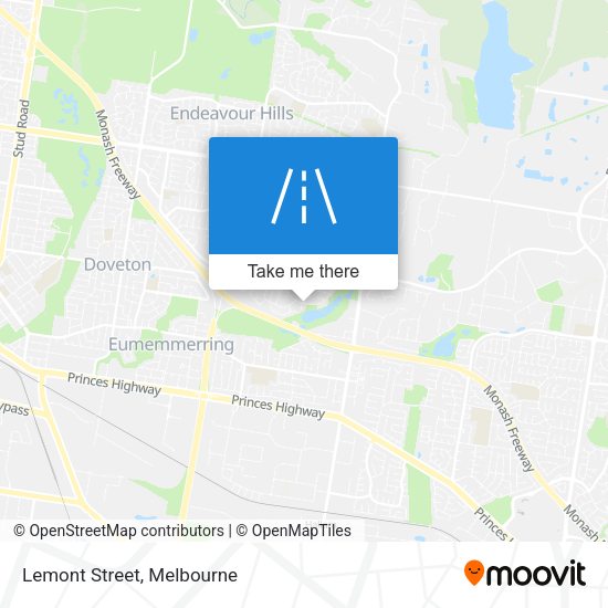 Lemont Street map