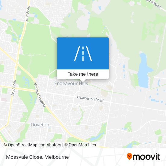 Mossvale Close map