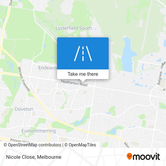 Nicole Close map