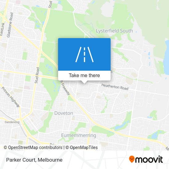 Parker Court map