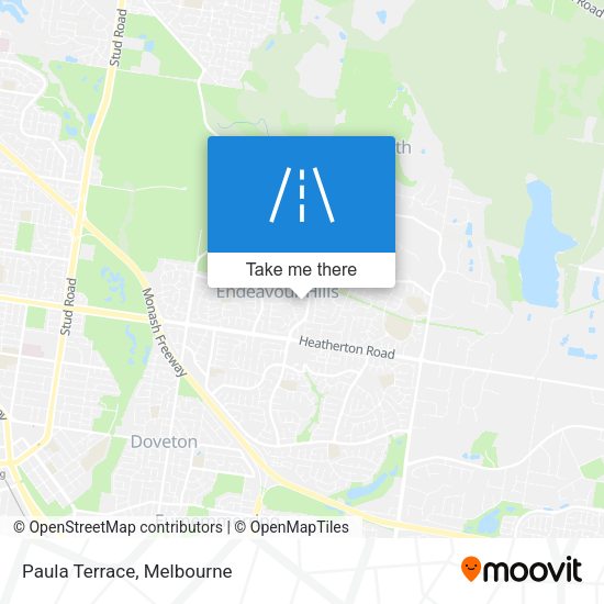 Paula Terrace map