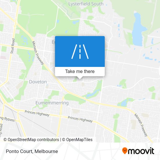 Ponto Court map