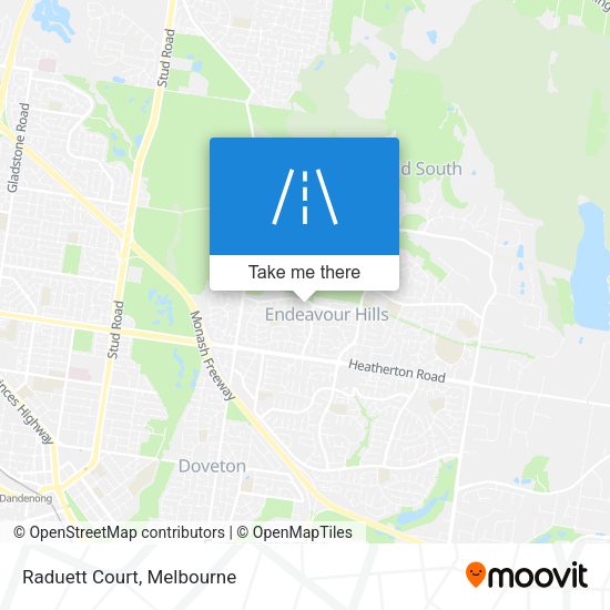 Raduett Court map