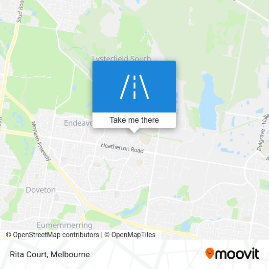 Rita Court map