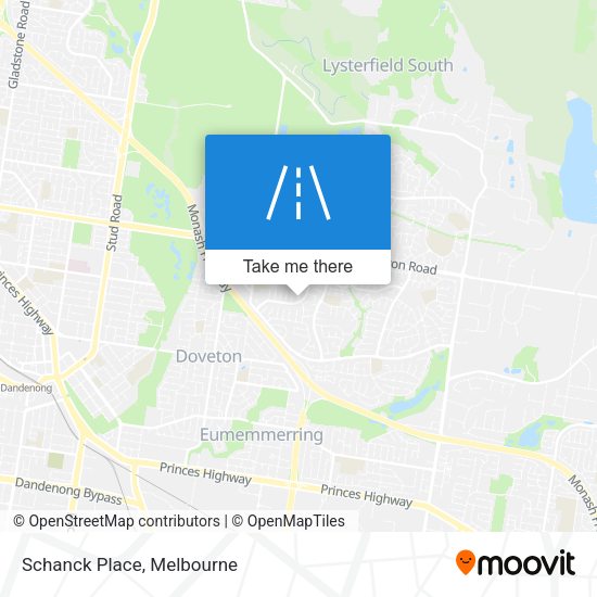 Schanck Place map