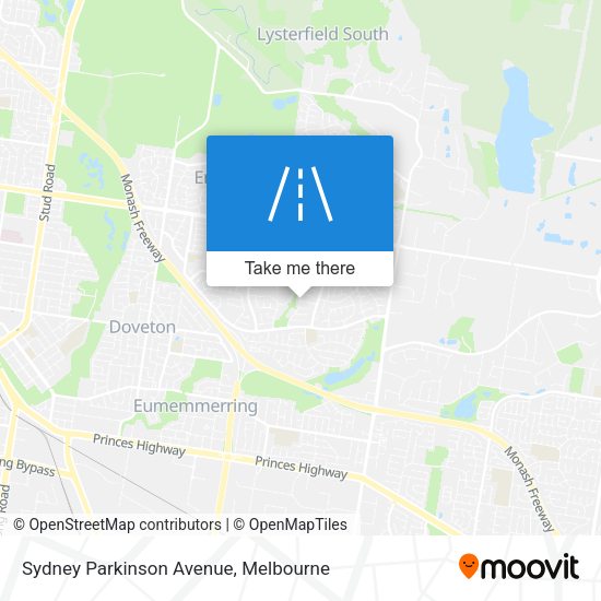Sydney Parkinson Avenue map