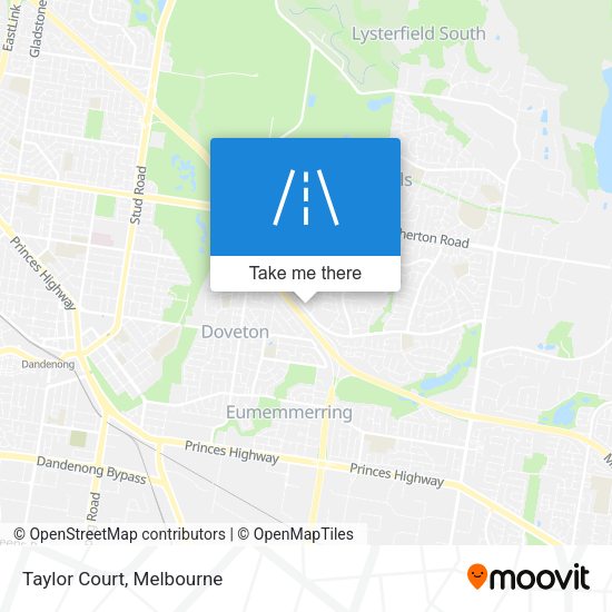 Taylor Court map