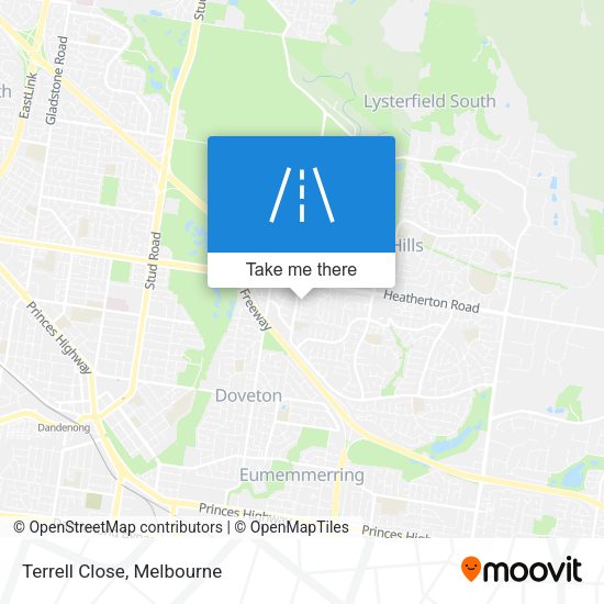 Terrell Close map