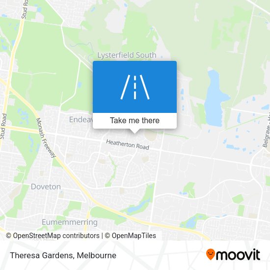 Theresa Gardens map