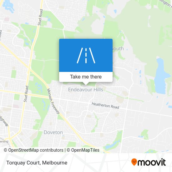 Torquay Court map