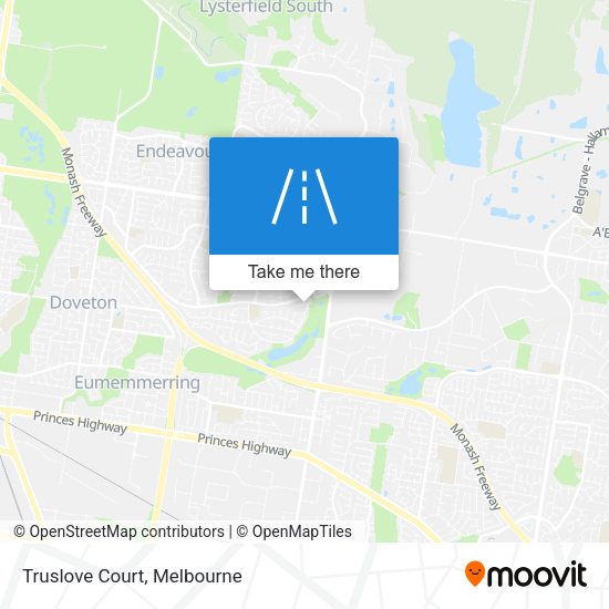 Truslove Court map
