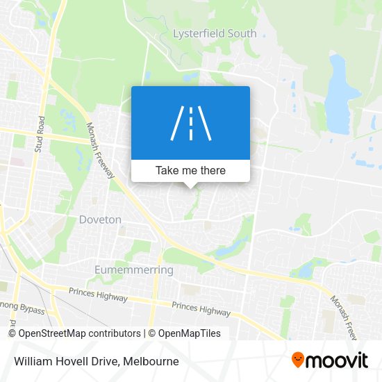 William Hovell Drive map