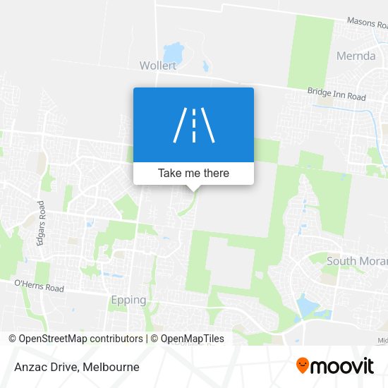 Anzac Drive map