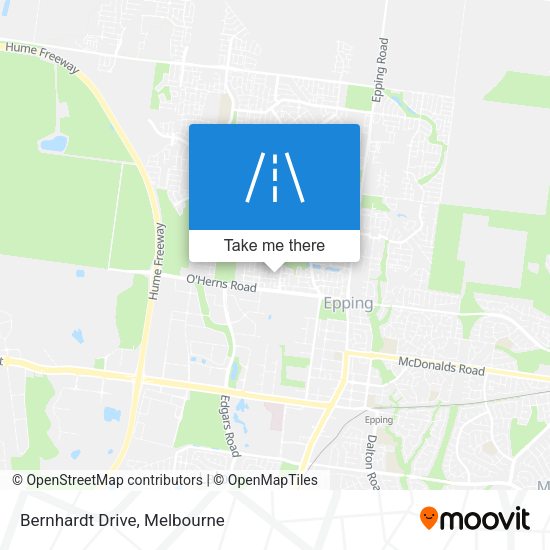 Bernhardt Drive map
