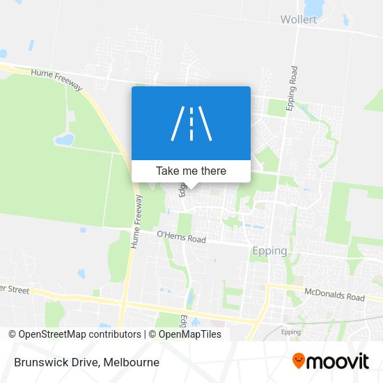 Brunswick Drive map