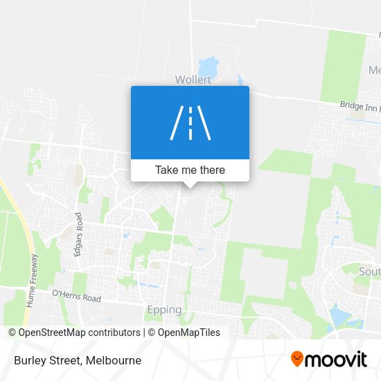 Burley Street map