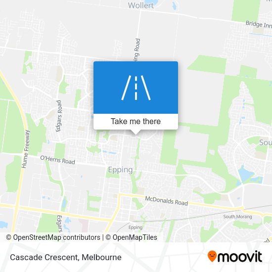 Cascade Crescent map