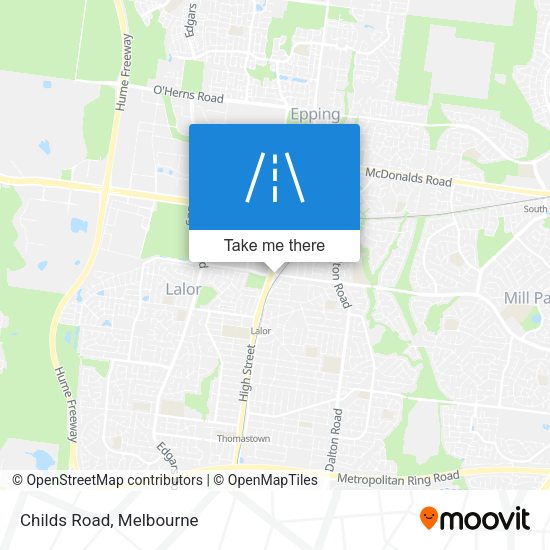 Childs Road map
