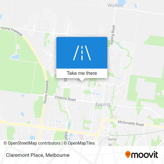 Claremont Place map