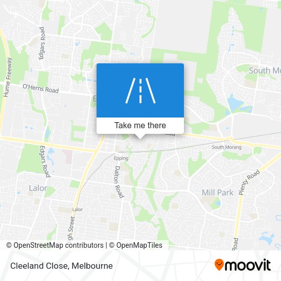 Cleeland Close map