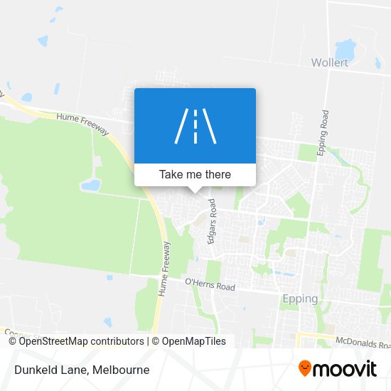 Dunkeld Lane map