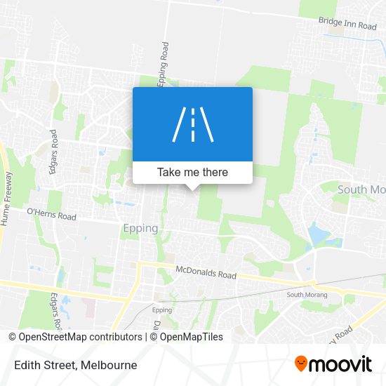 Edith Street map