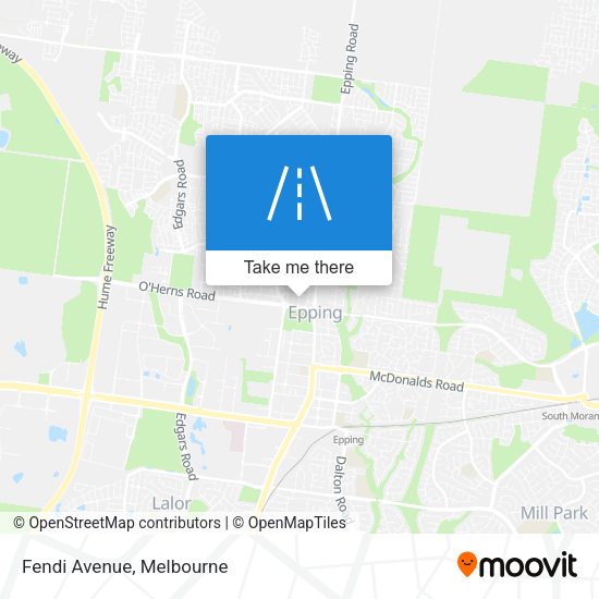 Fendi Avenue map