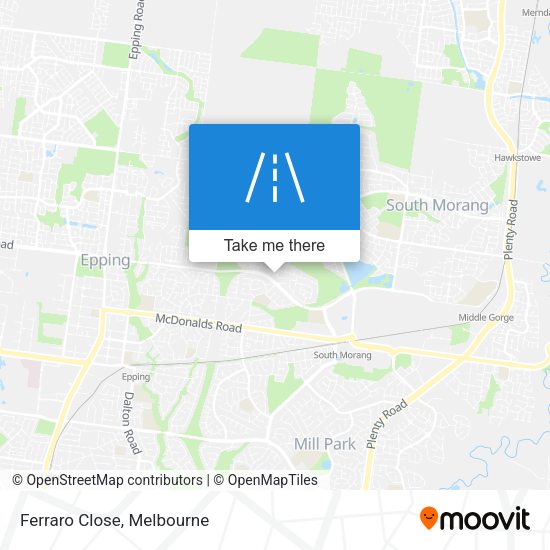 Ferraro Close map