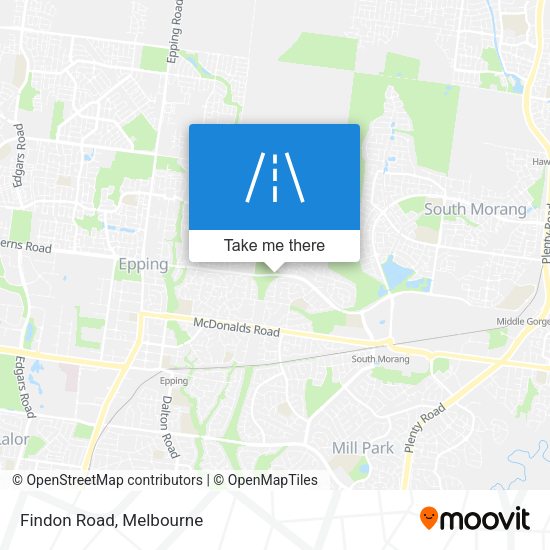 Findon Road map