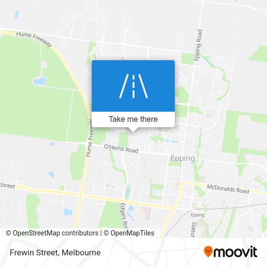Frewin Street map