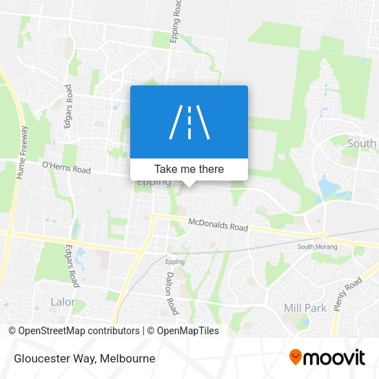 Gloucester Way map