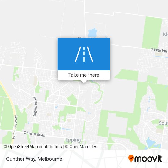 Gunther Way map
