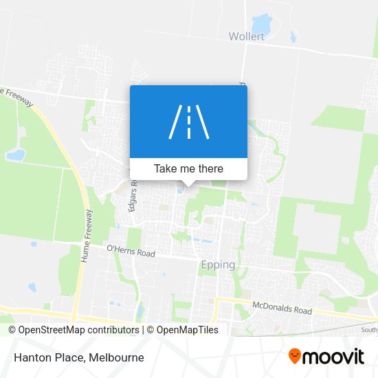 Hanton Place map