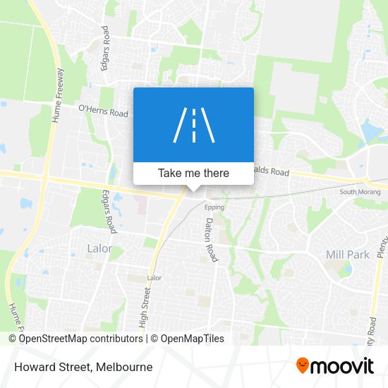 Howard Street map