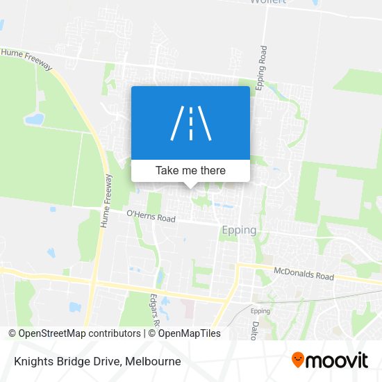 Knights Bridge Drive map