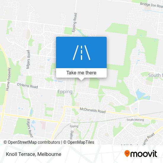 Knoll Terrace map