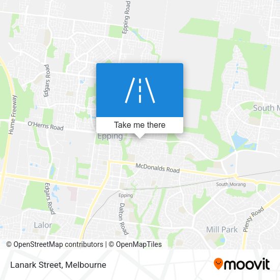 Lanark Street map