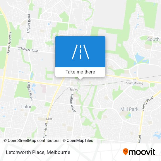 Letchworth Place map