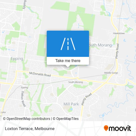 Loxton Terrace map