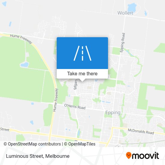 Luminous Street map