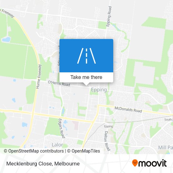 Mecklenburg Close map