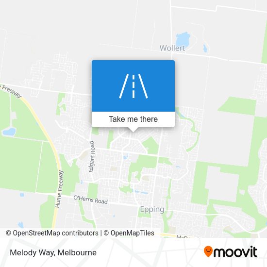 Melody Way map