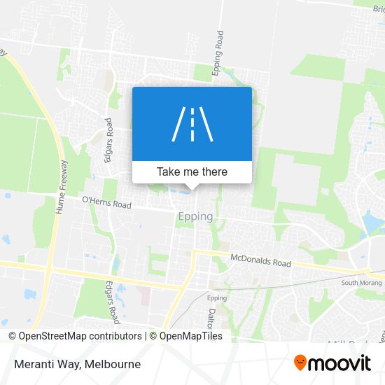 Meranti Way map